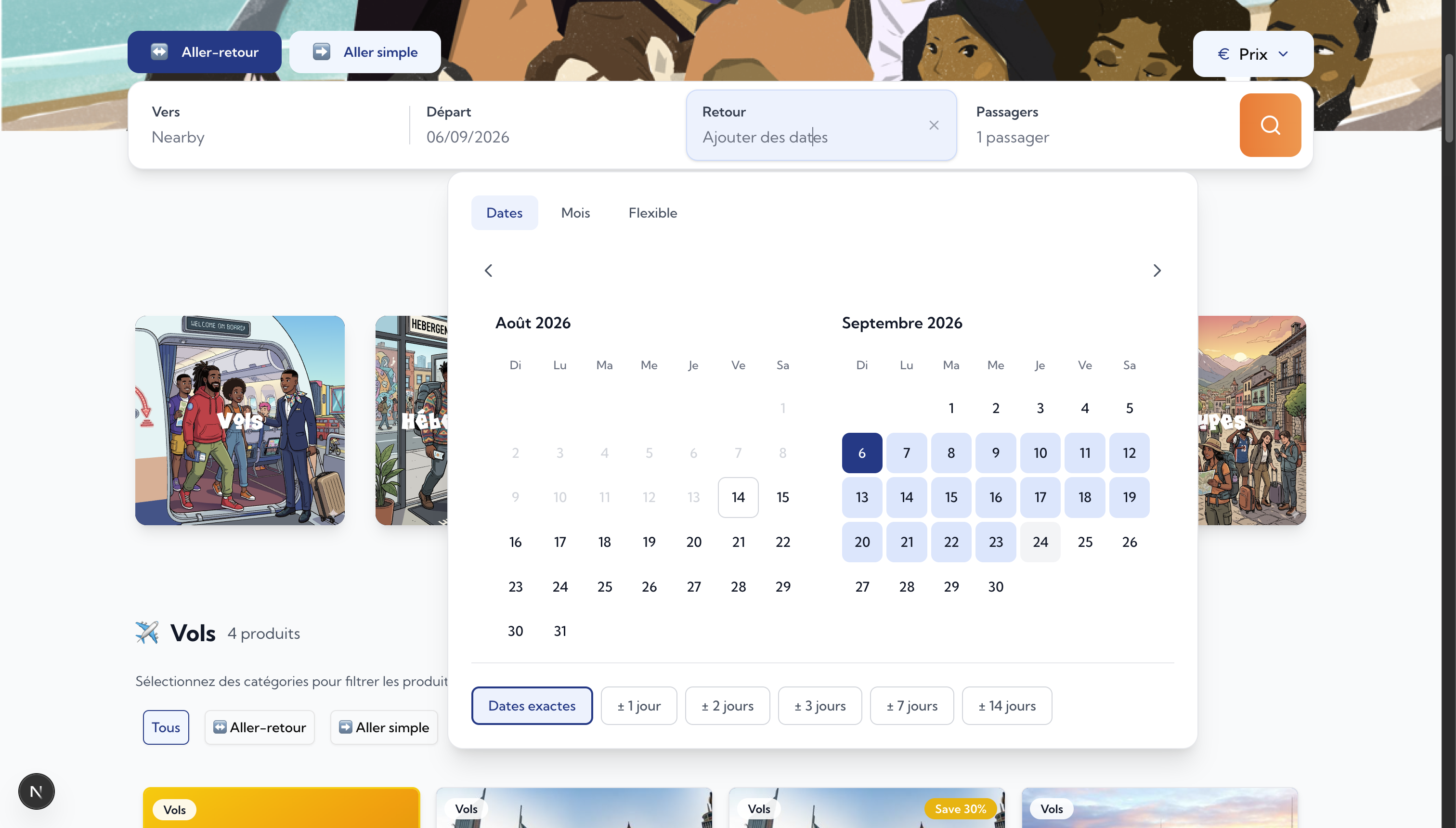 Booking checkout and trip confirmation