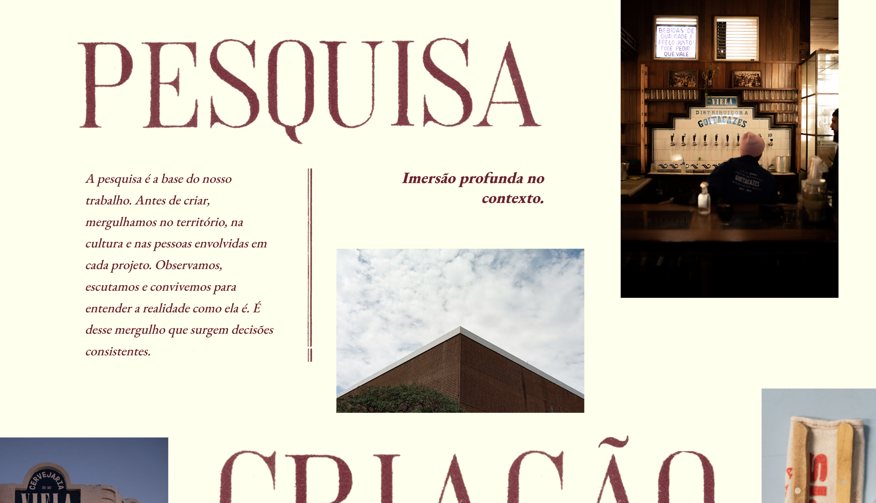 "PESQUISA" architectural research section